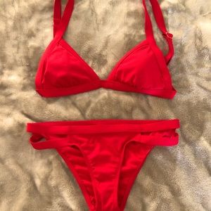 Xhilaration red bikini